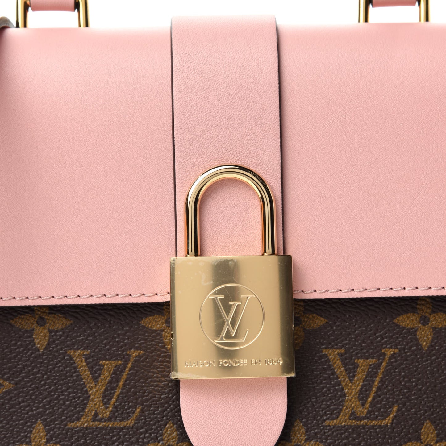 Monogram Locky BB Rose Poudre