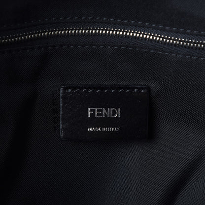 Fendi Nylon Calfskin Print Backpack Navy Multicolor 6 of 7