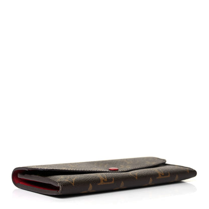 Louis Vuitton Monogram Emilie Wallet Rouge 4 of 8