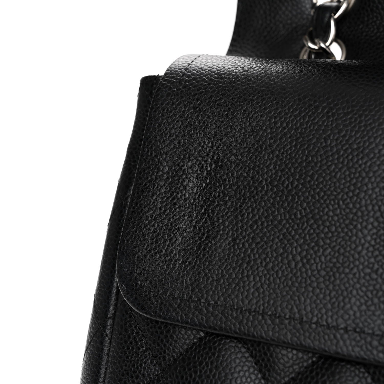 Chanel Caviar Quilted Maxi Double Flap Black 12 of 14