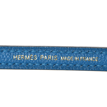 Hermes Chevre Mysore Mini Kelly Sellier 20 Bleu Zanzibar 19 of 29