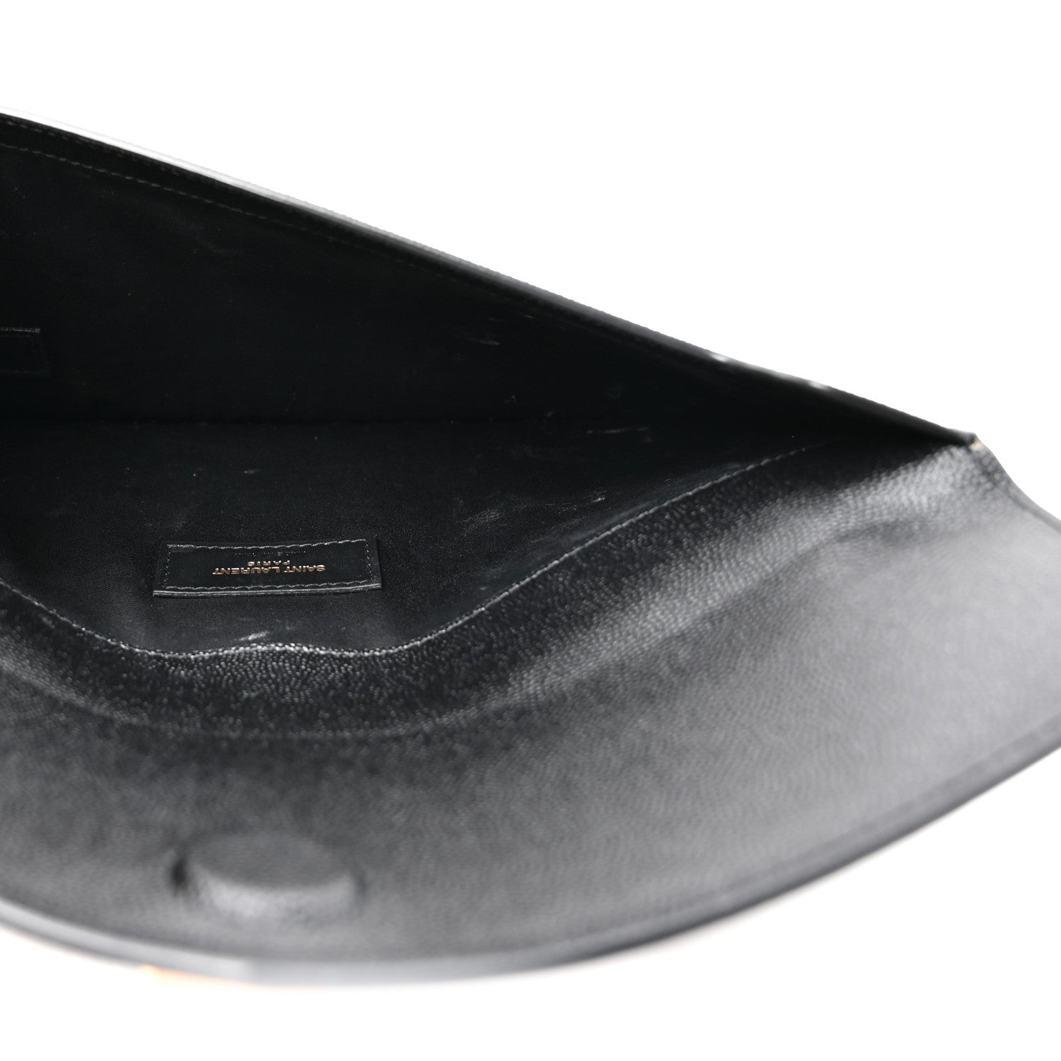 Saint Laurent Grain De Poudre Uptown Pouch Black 5 of 8