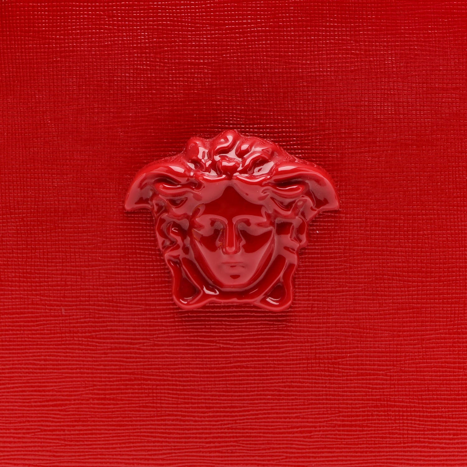 Versace Grained Calfskin Medusa Camera Bag Red 5 of 10