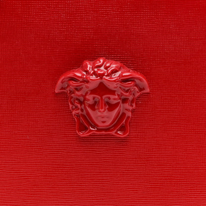 Versace Grained Calfskin Medusa Camera Bag Red 5 of 10