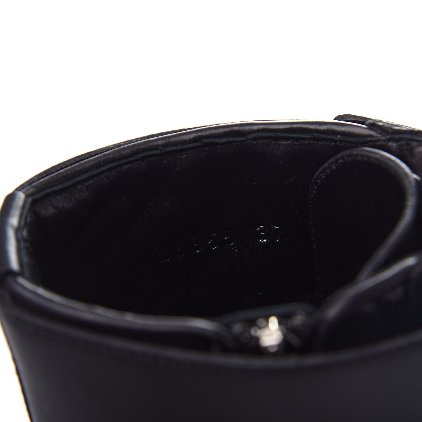 Nappa Frances GG Matelasse Platform Combat Boots 37 Black