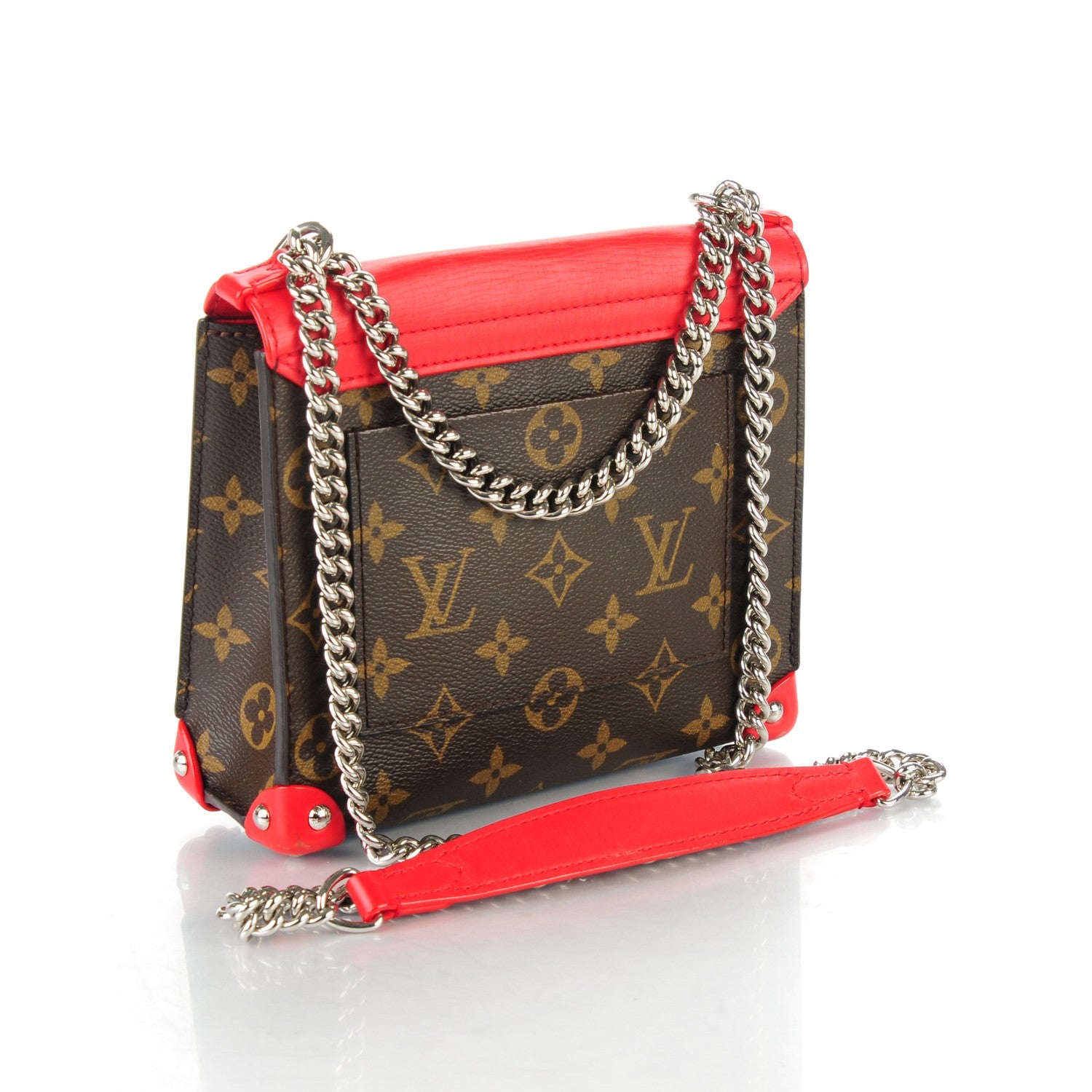 Louis Vuitton Monogram Tribal Mask Pochette PM Rouge 3 of 7