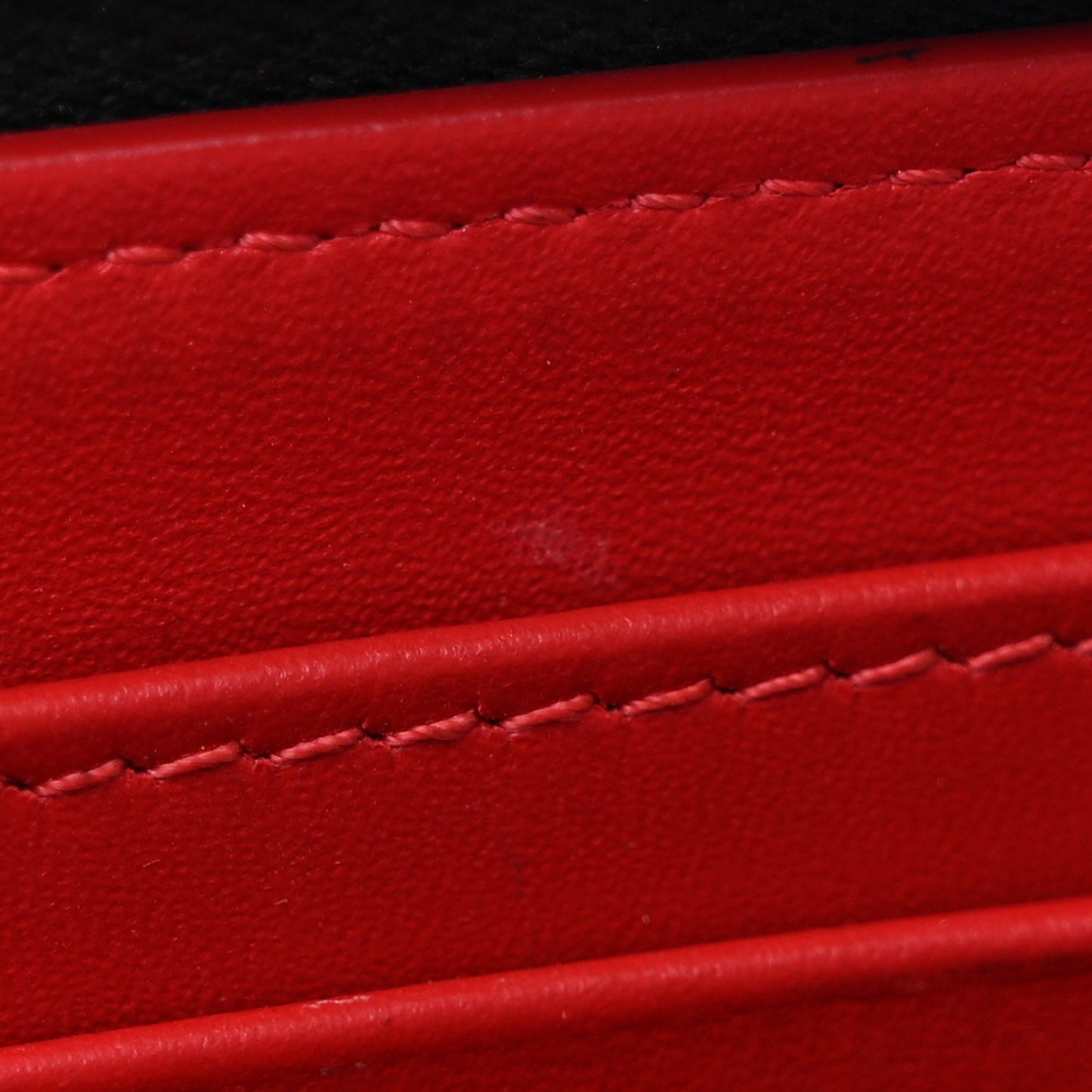Calfskin Snakeskin Embossed Panettone Spiked Zip Around Wallet Black