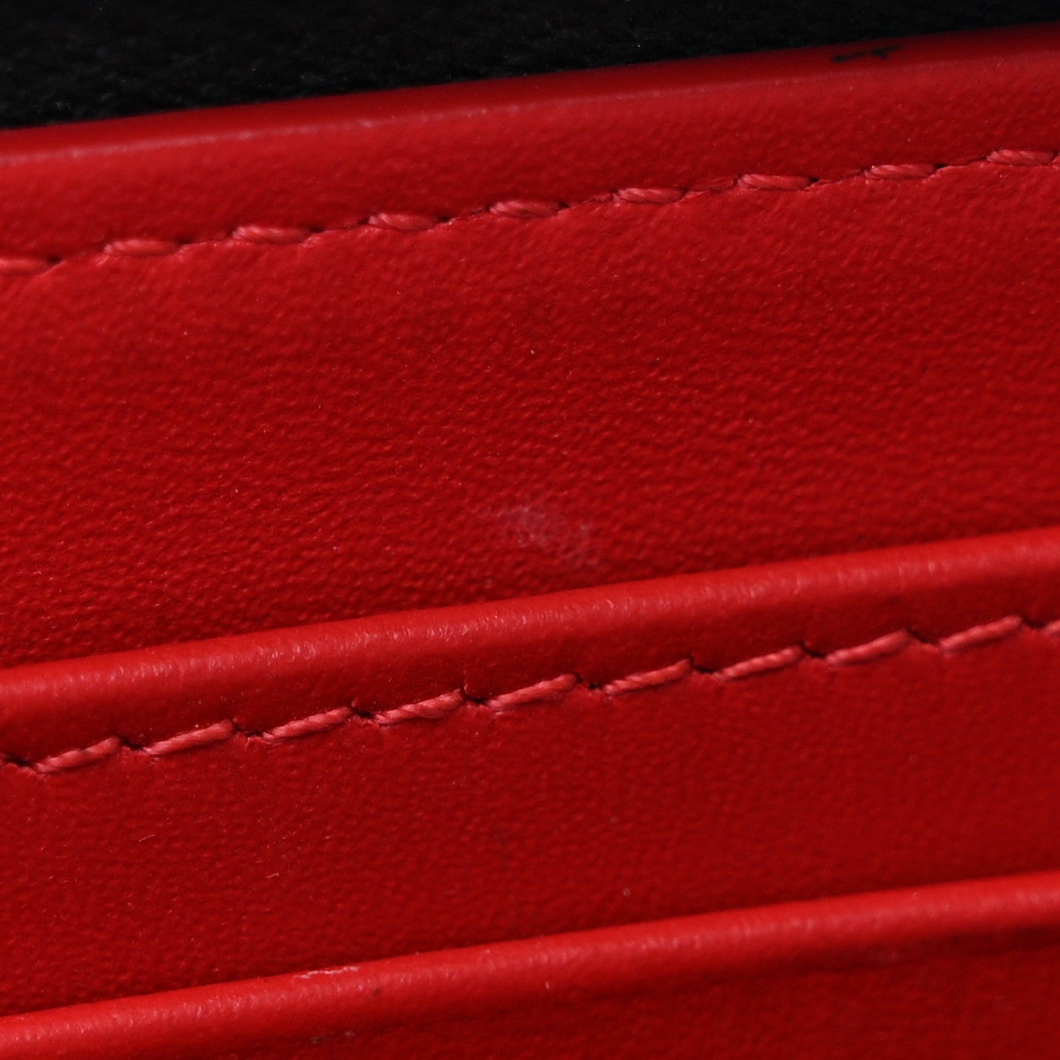Christian Louboutin Calfskin Snakeskin Embossed Panettone Spiked Zip Around Wallet Black 9 of 12