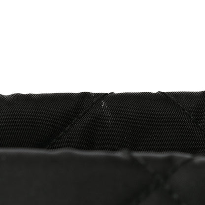 Prada Tessuto Nylon Quilted Shopping Tote Black 9 of 9