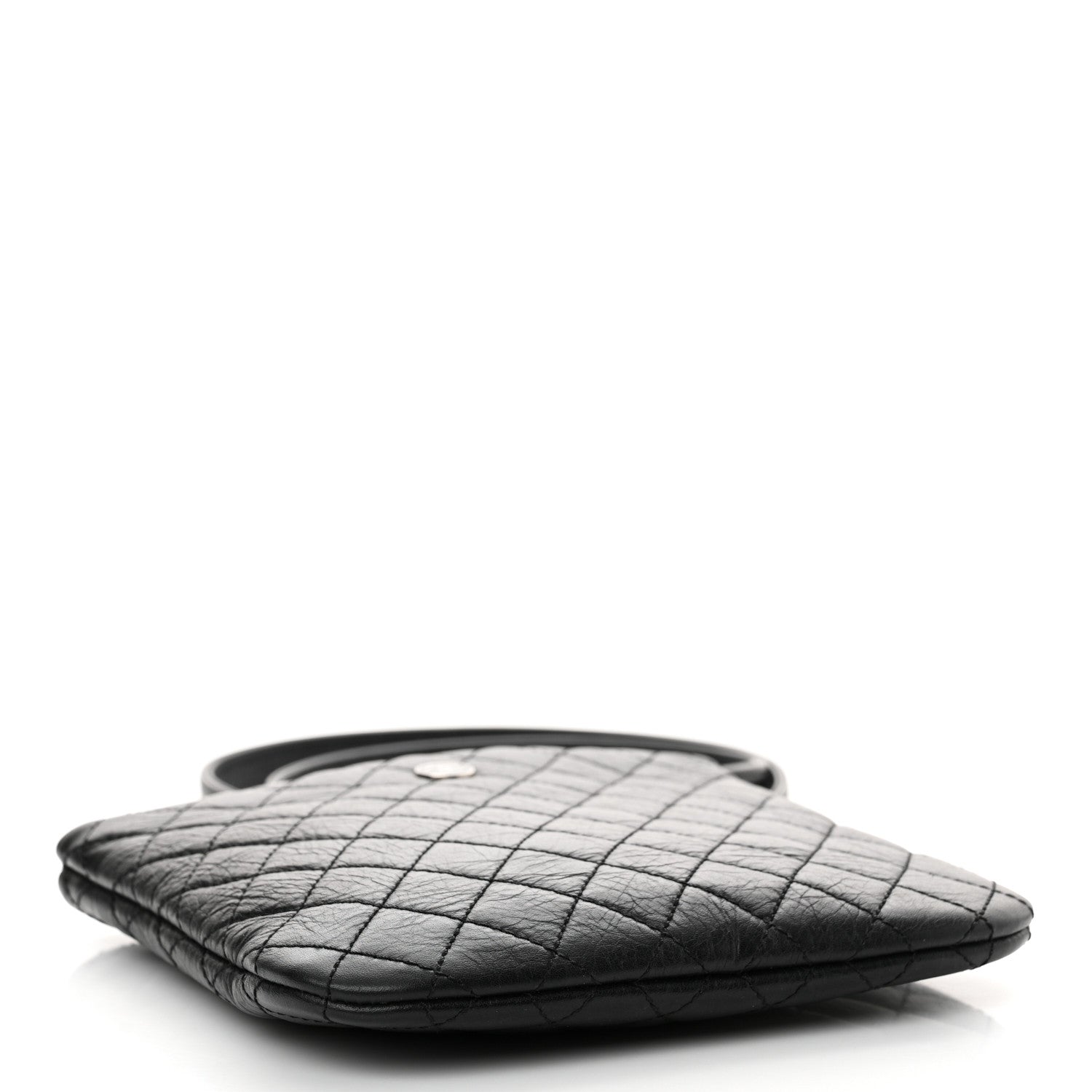 Chanel Aged Calfskin Quilted Crossbody Bag Black 4 of 12