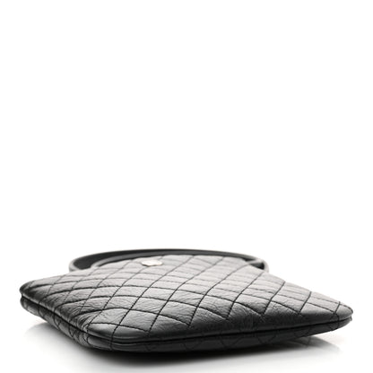 Chanel Aged Calfskin Quilted Crossbody Bag Black 4 of 12