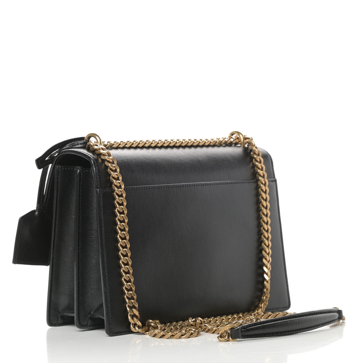 Saint Laurent Calfskin Medium Monogram Sunset Black 3 of 11