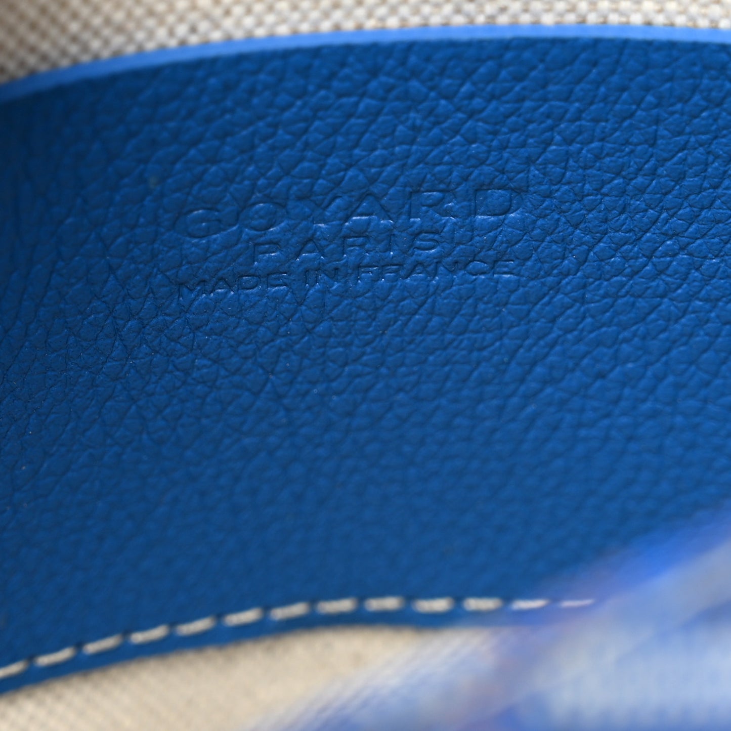 Goyardine Plumet Wallet Clutch Blue