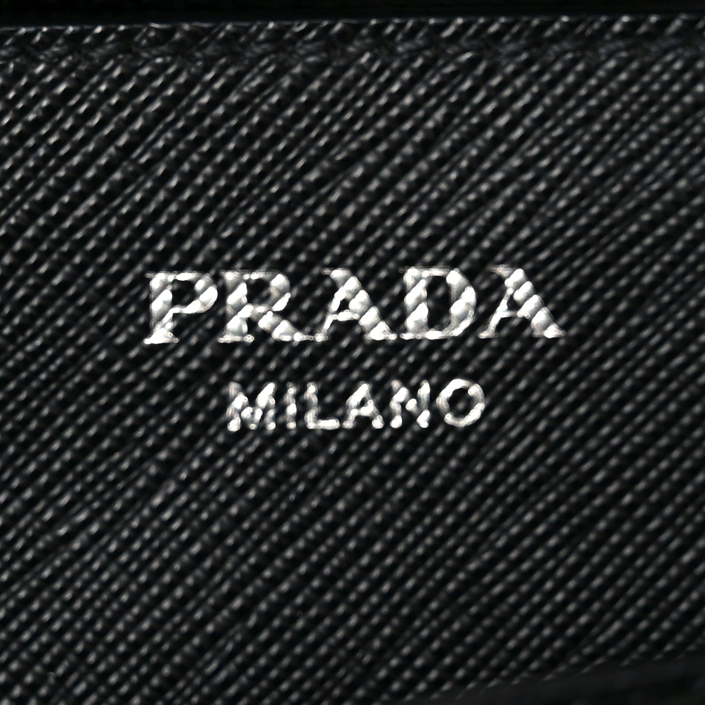 Nylon Saffiano Top Handle Bag Black