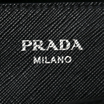 Prada Nylon Saffiano Top Handle Bag Black 6 of 9