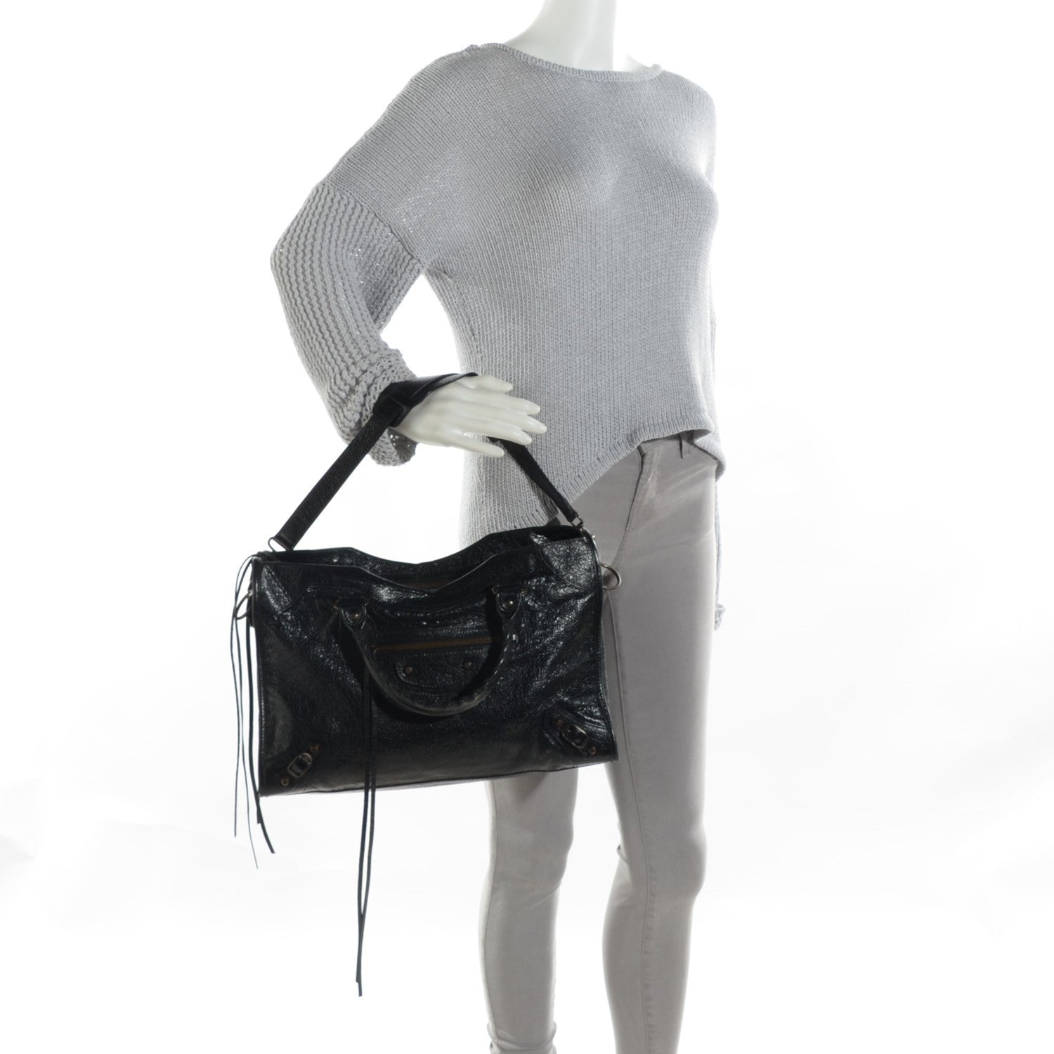 Balenciaga Agneau Classic Hardware City Black 2 of 7