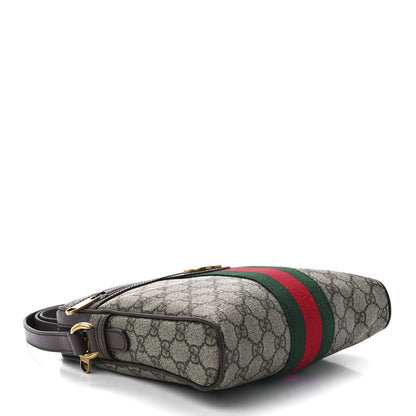 Gucci GG Supreme Monogram Web Small Ophidia Messenger Bag Brown 4 of 12