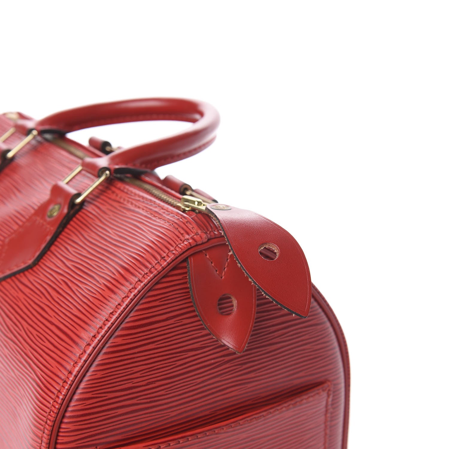 Louis Vuitton Epi Speedy 25 Castillan Red 11 of 14