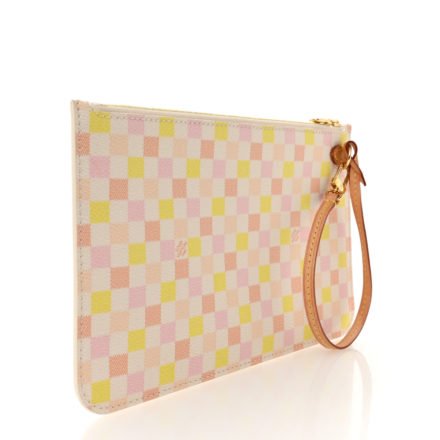 Damier Giant Neverfull MM Pochette Peach