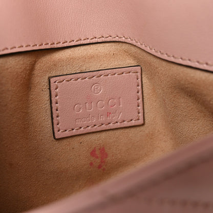 Gucci Calfskin Matelasse Monochrome GG Marmont Chain Belt Bag Perfect Pink 6 of 10
