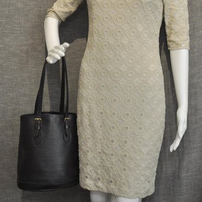 Louis Vuitton Epi Petit Bucket 23 Black 3 of 9