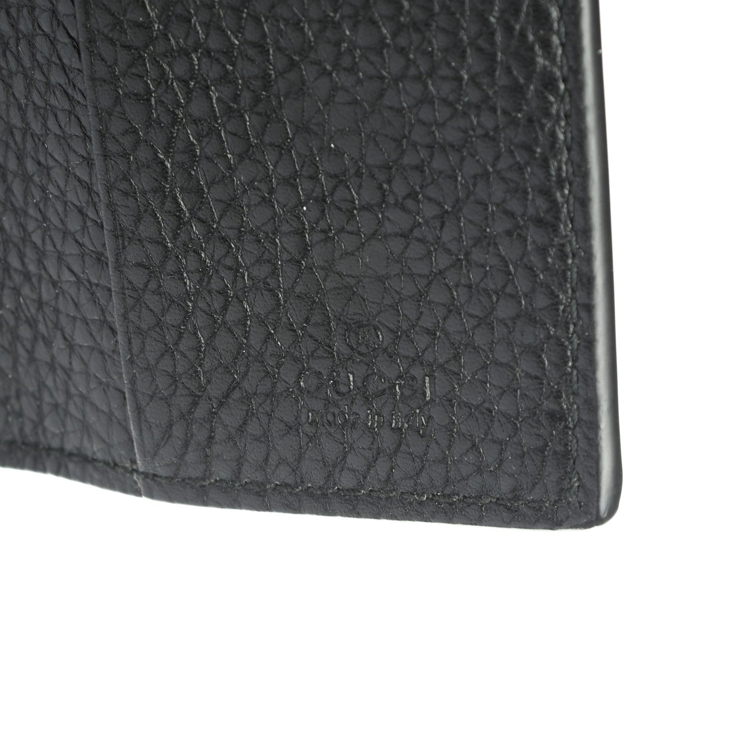 Gucci Pebbled Calfskin Dorian 6 Key Holder Case Black 6 of 7