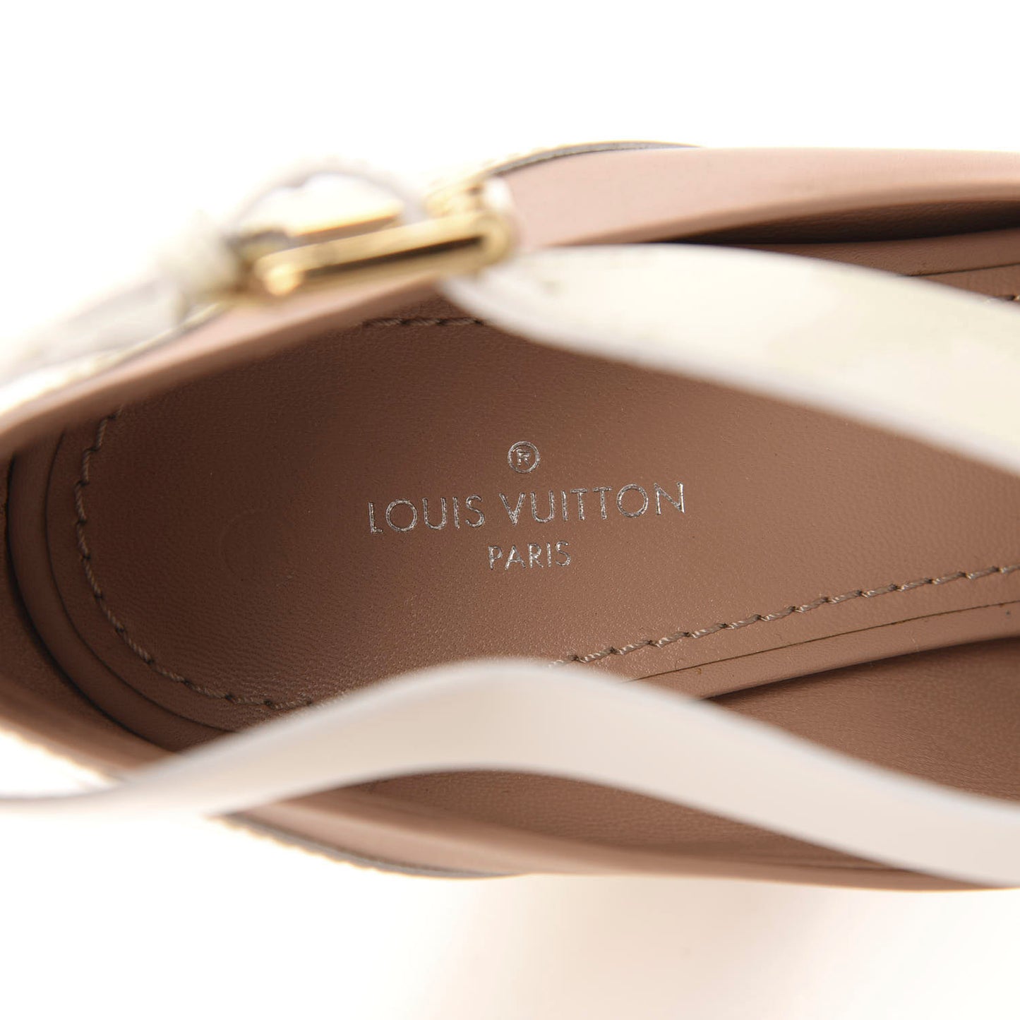 Calfskin Patent Matchmake Cross Pumps 39 Blush White