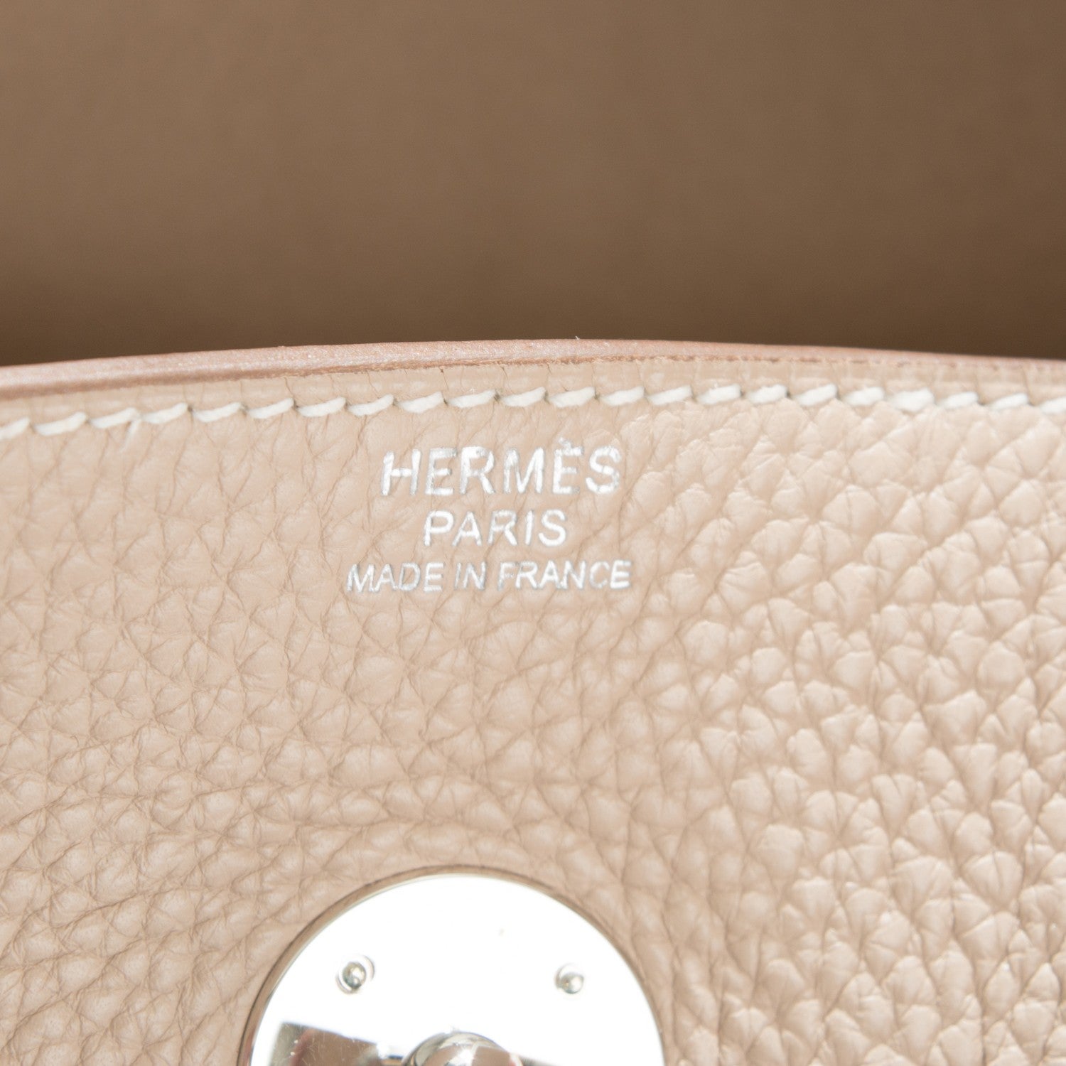 Hermes Taurillon Clemence Lindy 30 Argile 6 of 7