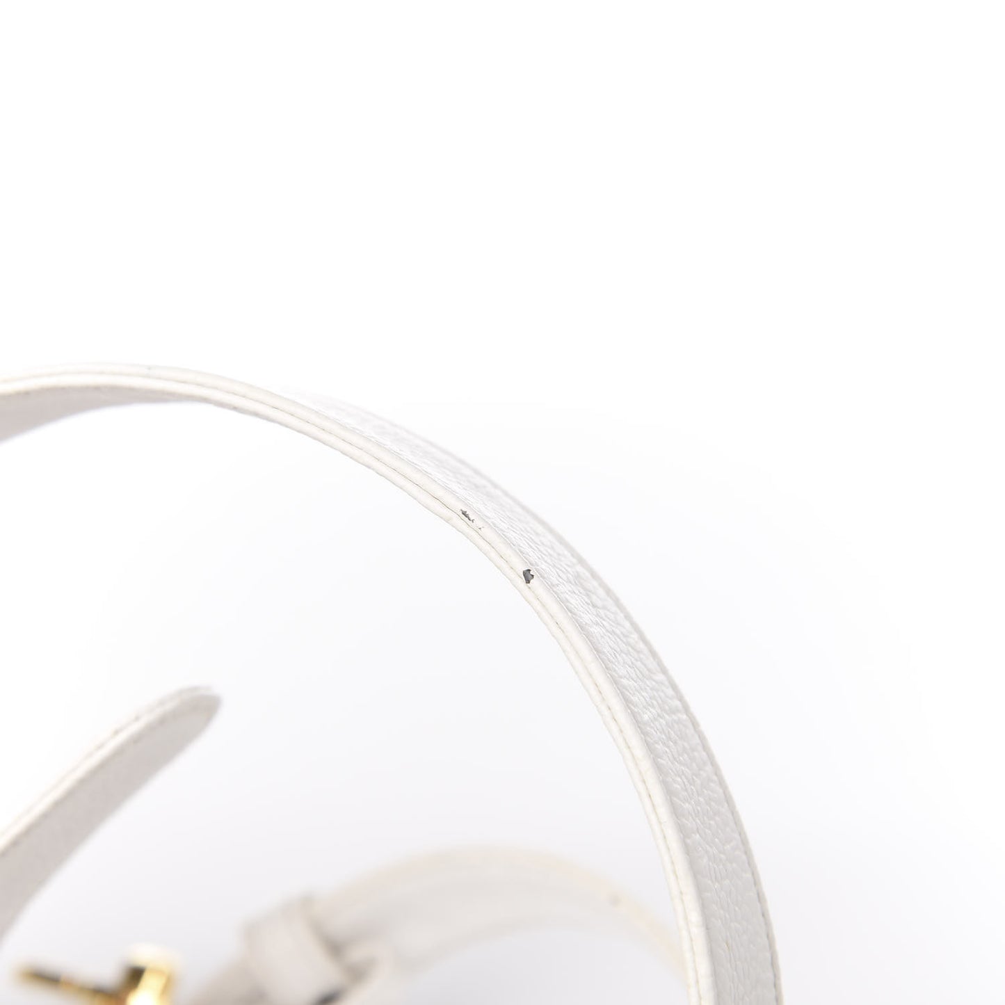 Caviar CC Belt 75 30 White