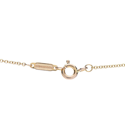Tiffany 18K Yellow Gold Knot Key Pendant Necklace 4 of 4