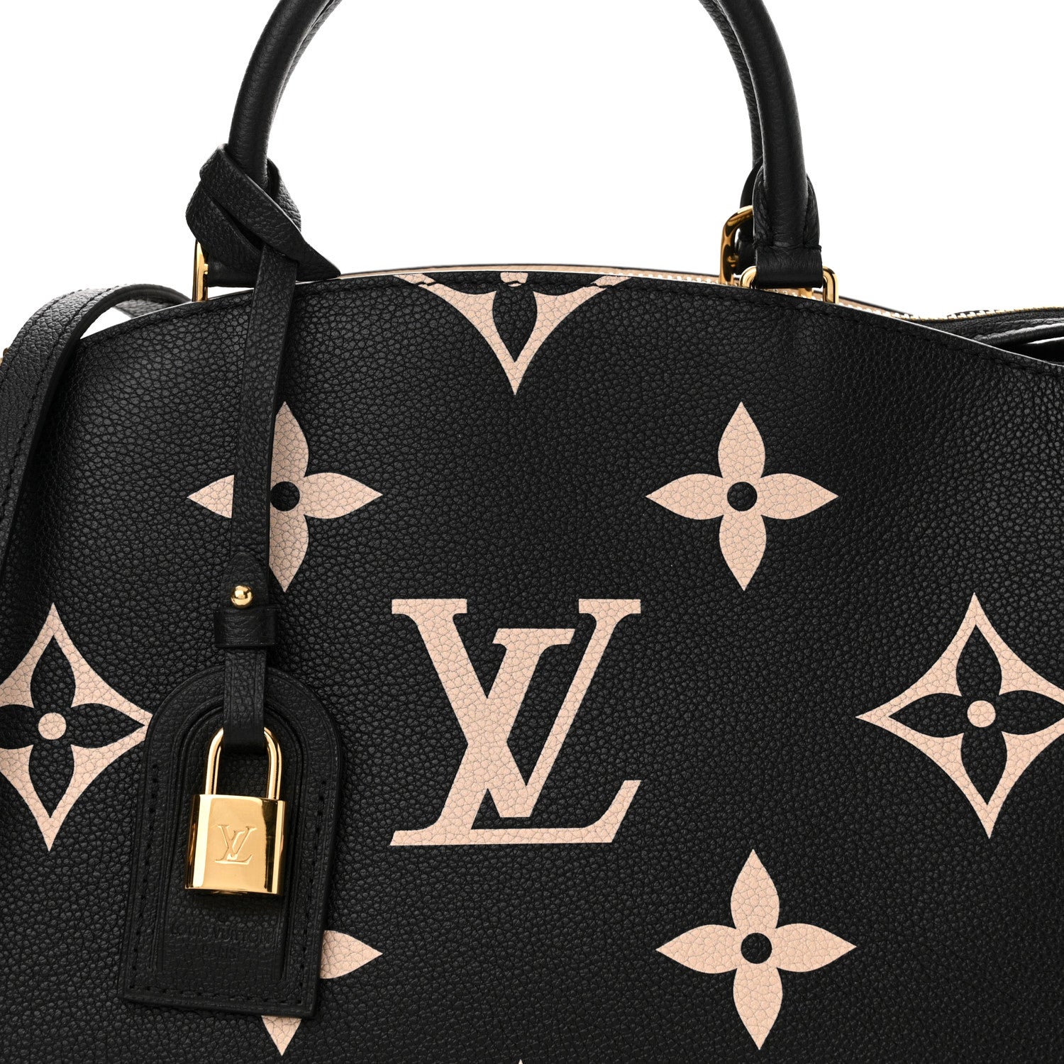 Louis Vuitton Empreinte Monogram Giant Petit Palais Black Beige 7 of 9