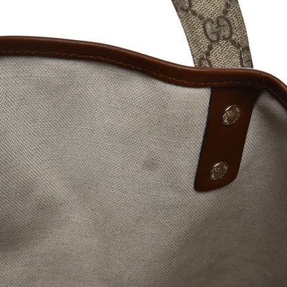 Gucci GG Plus Monogram Large Signature Web Loop Tote Brown 8 of 12