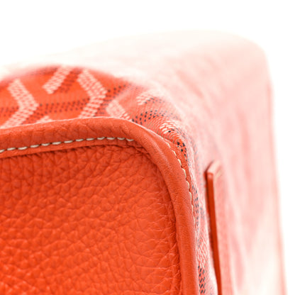 Goyard Goyardine Sac Hardy Pet Carrier PM Orange 11 of 13