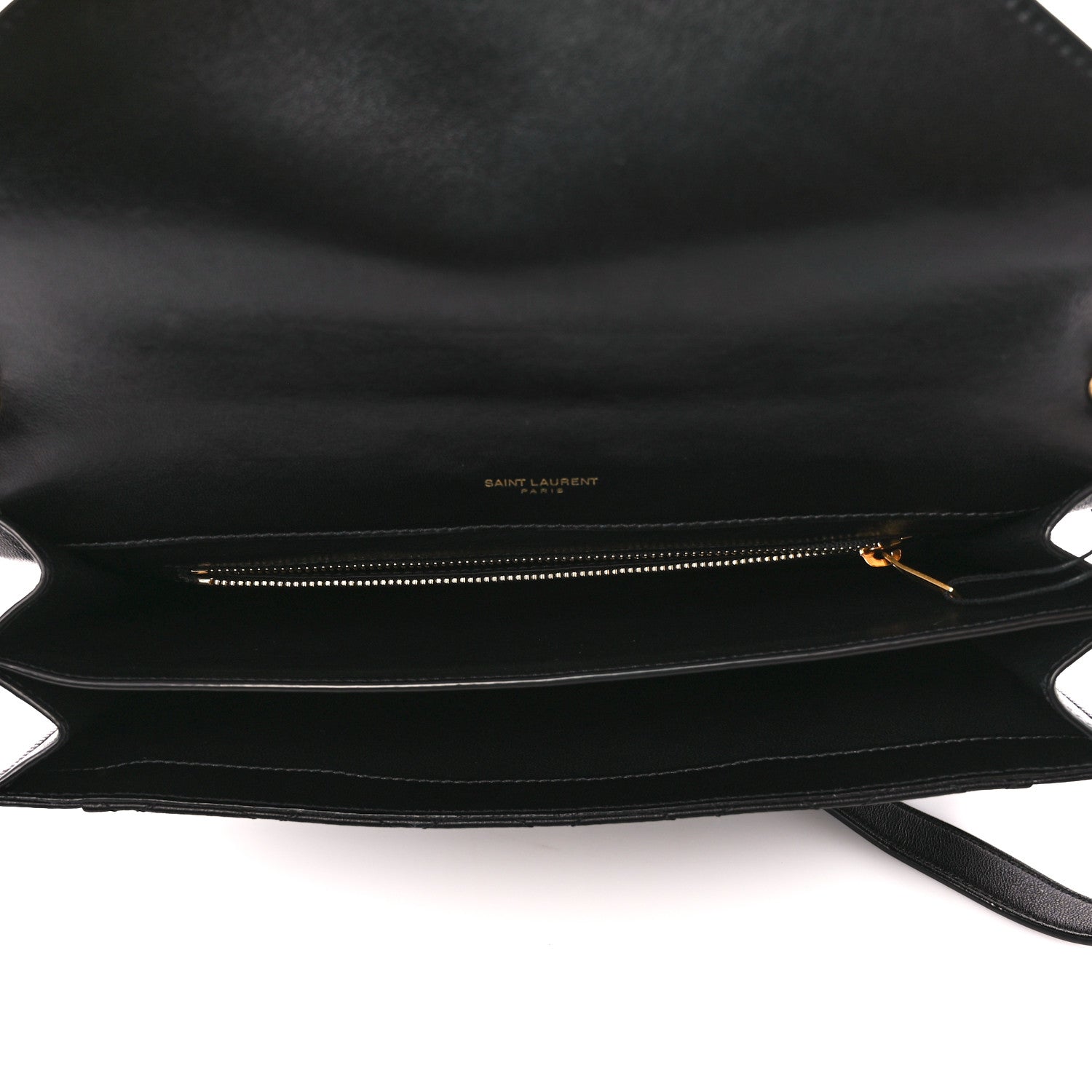 Saint Laurent Lambskin Quilted Mini Gaby Satchel Black 5 of 11