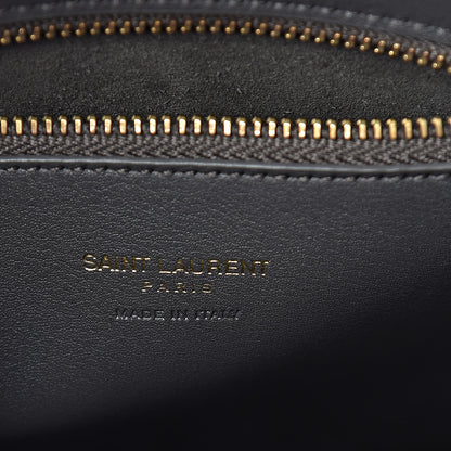 Saint Laurent Calfskin Small Monogram Cabas Grey 9 of 10