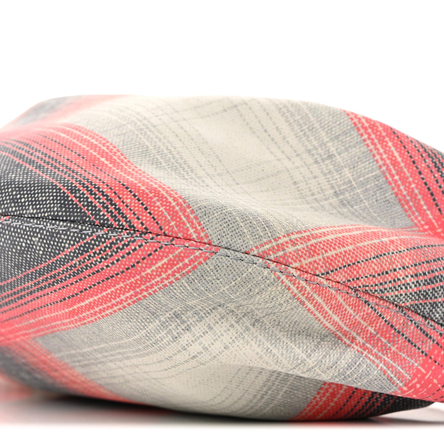 Nappa Tartan Shirt Effect Mini Jodie Grey Red