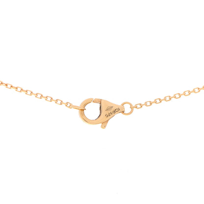 Cartier 18K Yellow Gold Diamond Mother of Pearl XS Amulette de Cartier Pendant Necklace 5 of 6