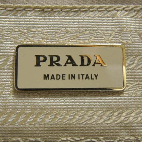 Canvas Jacquard Chain Shoulder Bag
