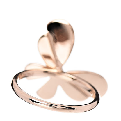 Tiffany 18K Rose Gold Sterling Silver Return to Love Bugs Butterfly Ring 51 5.75 4 of 5