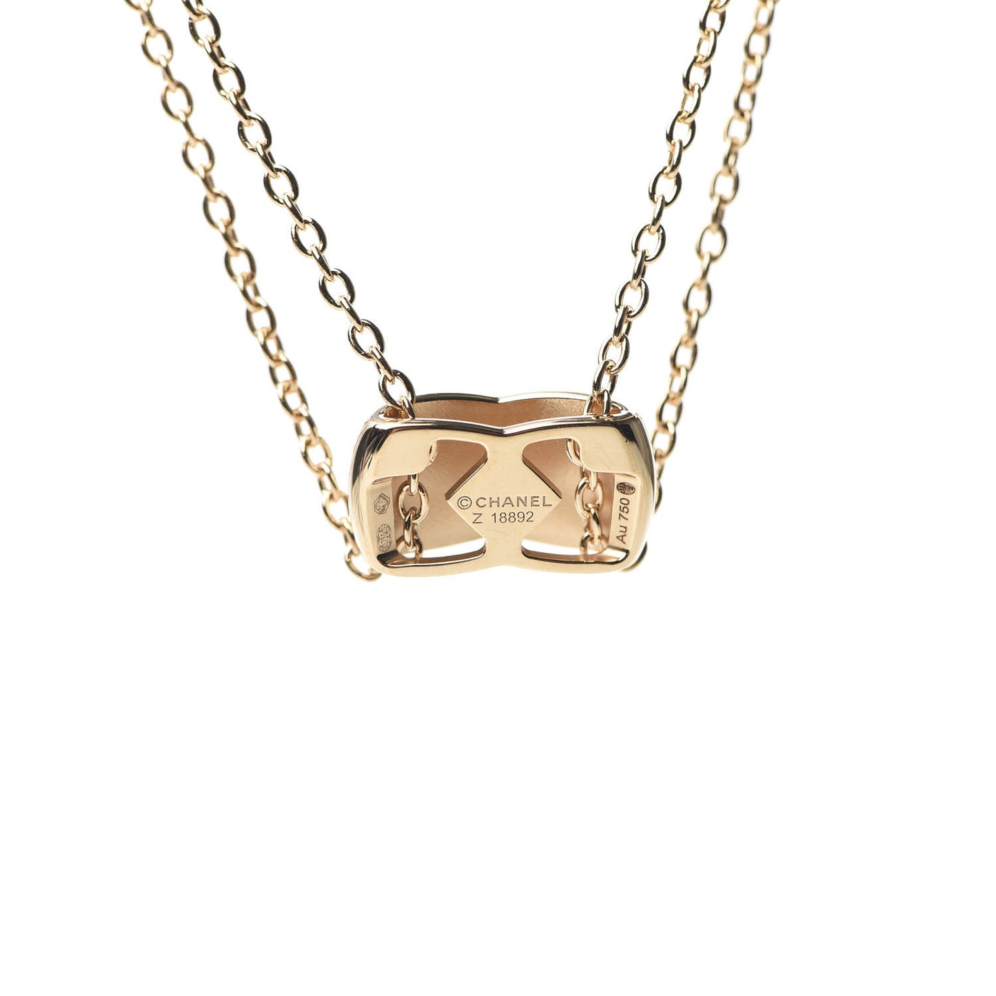 18K Yellow Gold Coco Crush Pendant Necklace