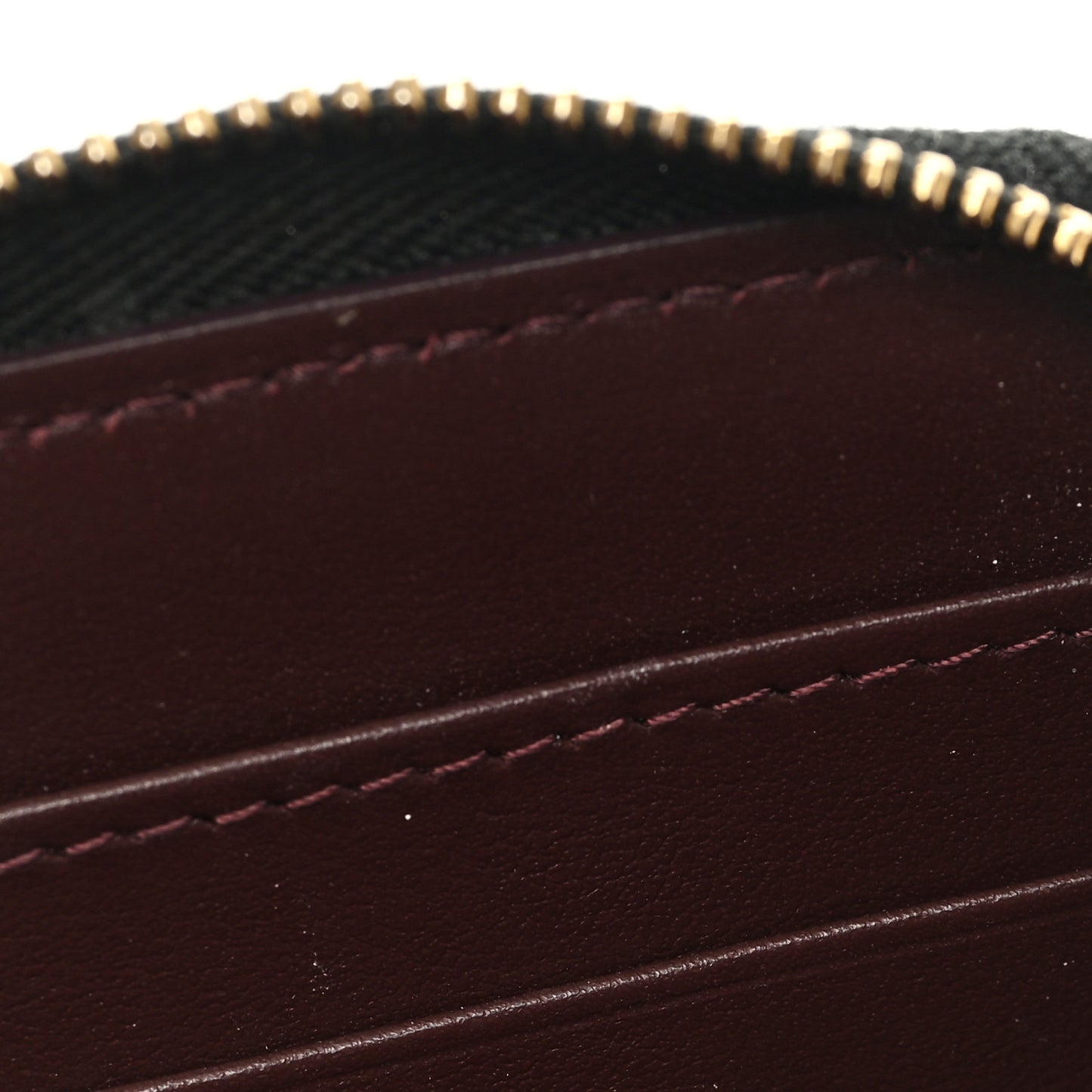 Caviar Quilted Large Gusset Zip Around Wallet Black