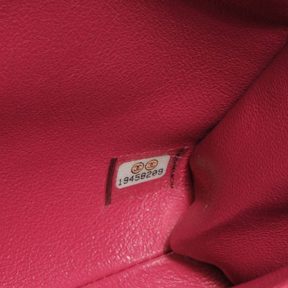 Chanel Patent Quilted Clutch with Chain Flap Pink 8 of 9