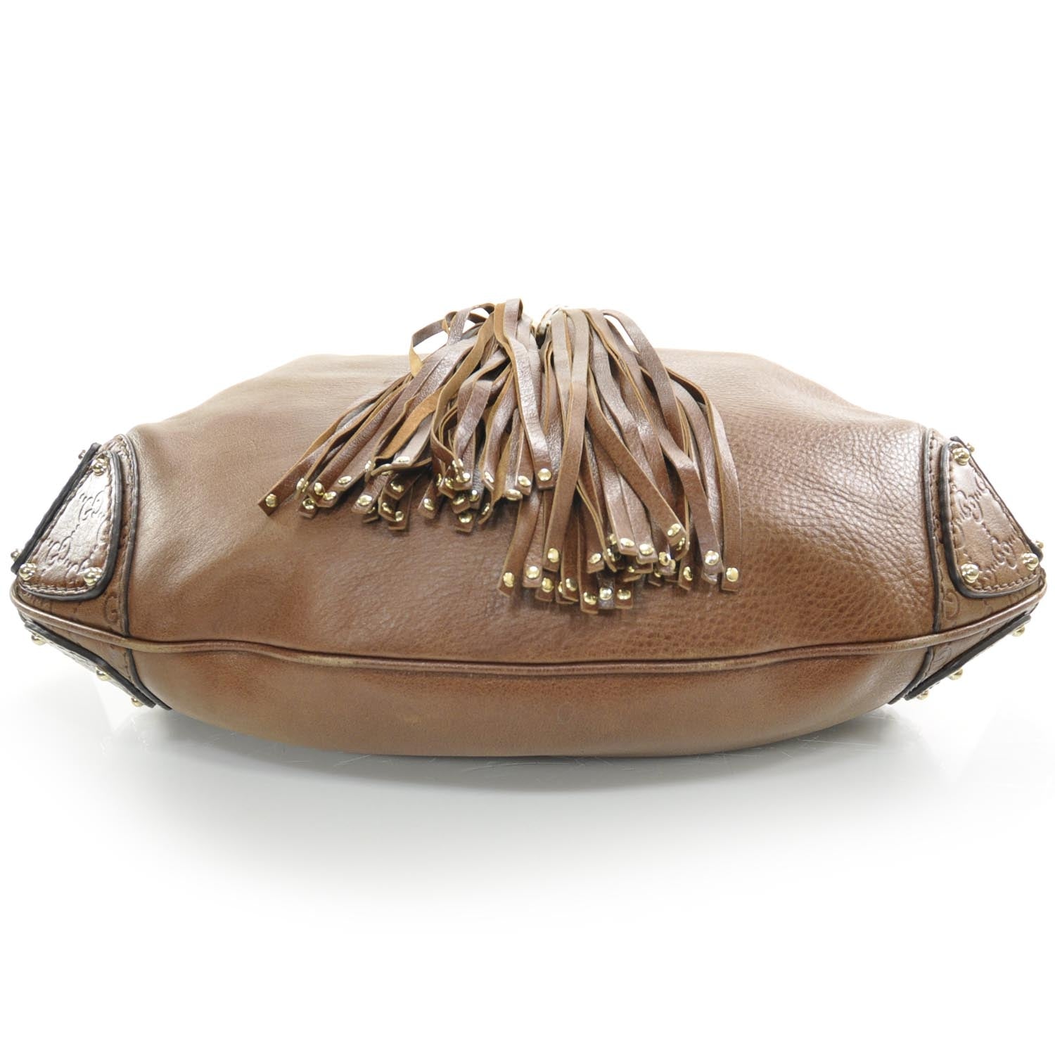 Gucci Leather Large Indy Top Handle Hobo Brown 4 of 9