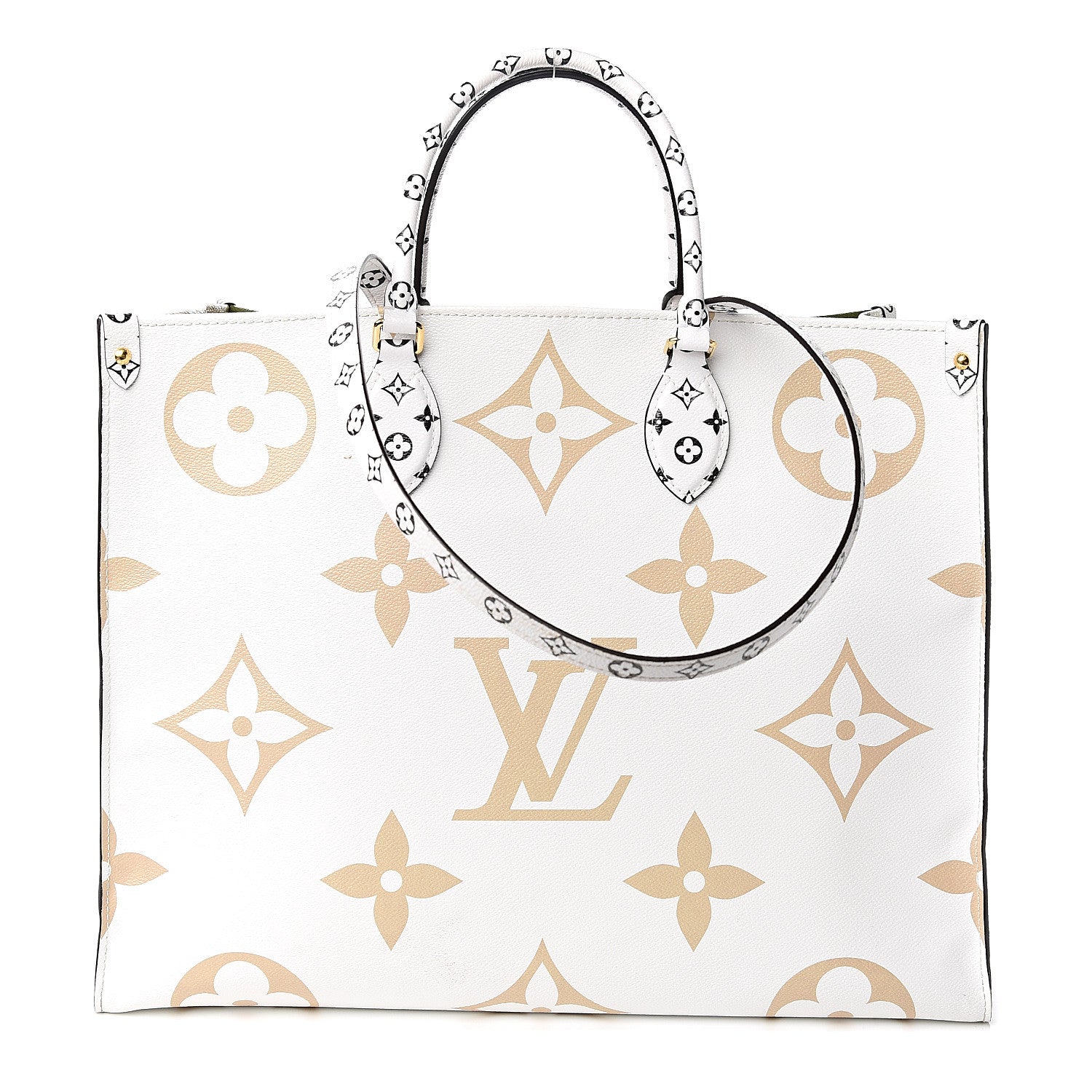 Louis Vuitton Monogram Giant Onthego GM Kaki Beige 1 of 12