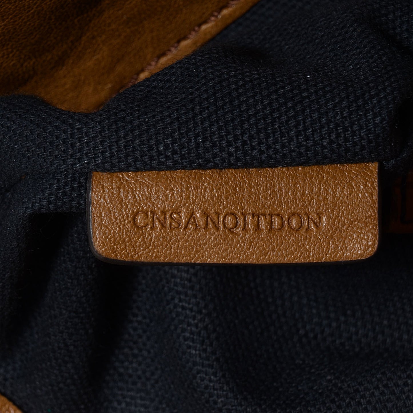 Vintage Leather House Check Webbing Medium Marlow Tote Camel