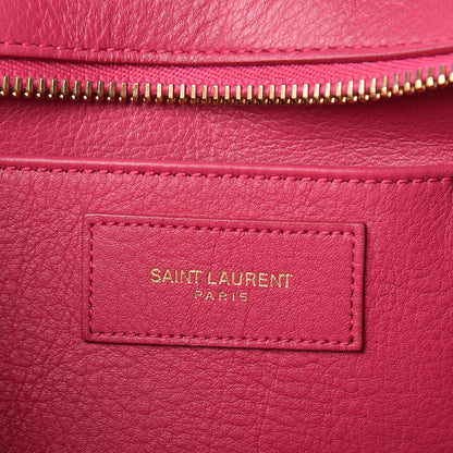 Saint Laurent Calfskin Small Classic Y Cabas Fuchsia 6 of 9
