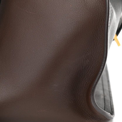 Saint Laurent Calfskin Small Classic Y Cabas Brown 9 of 14