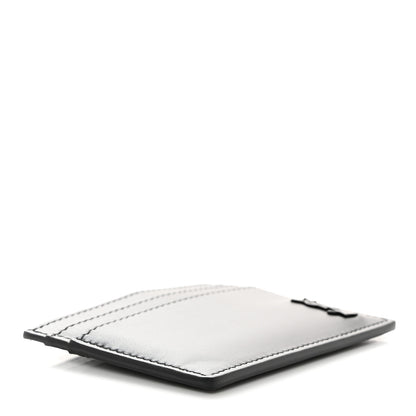 Saint Laurent Calfskin Tiny Cassandre Credit Card Case Black 4 of 7