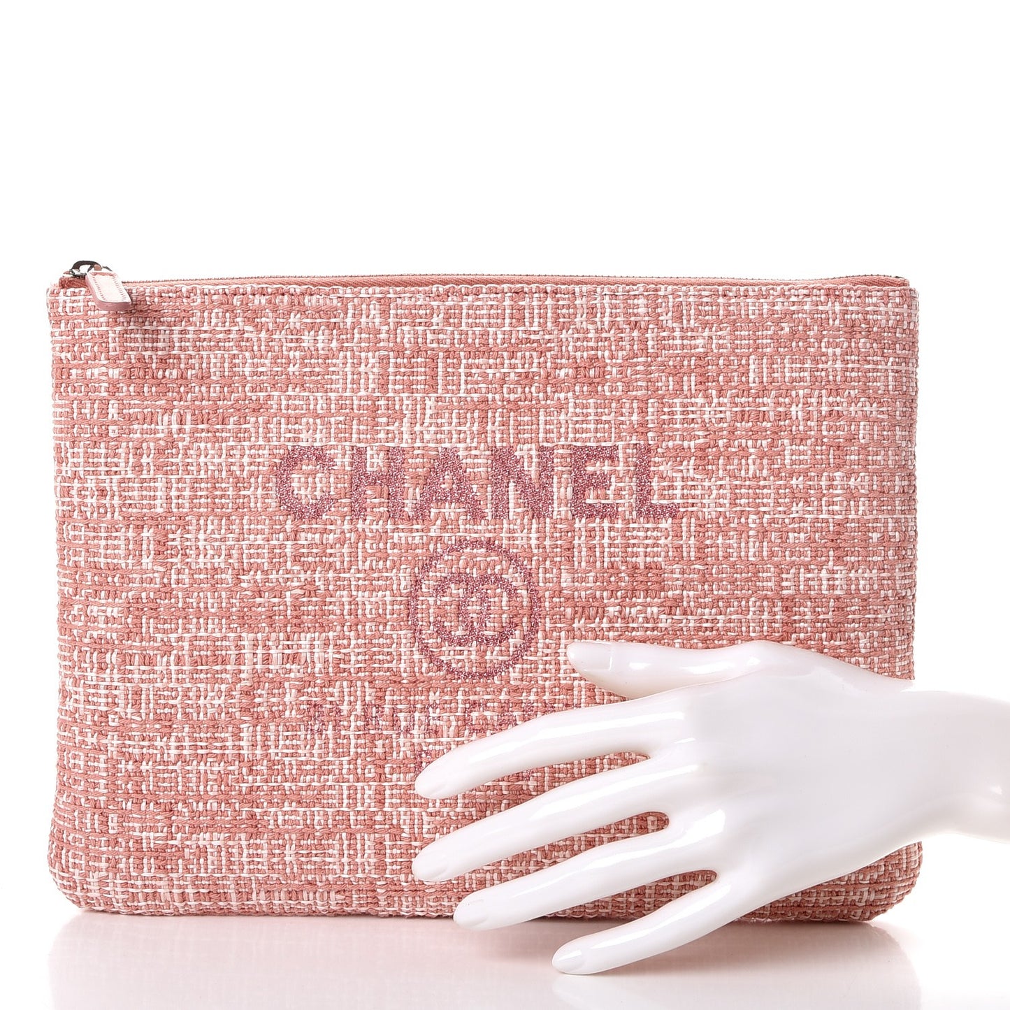 Canvas Small Deauville Pouch Pink