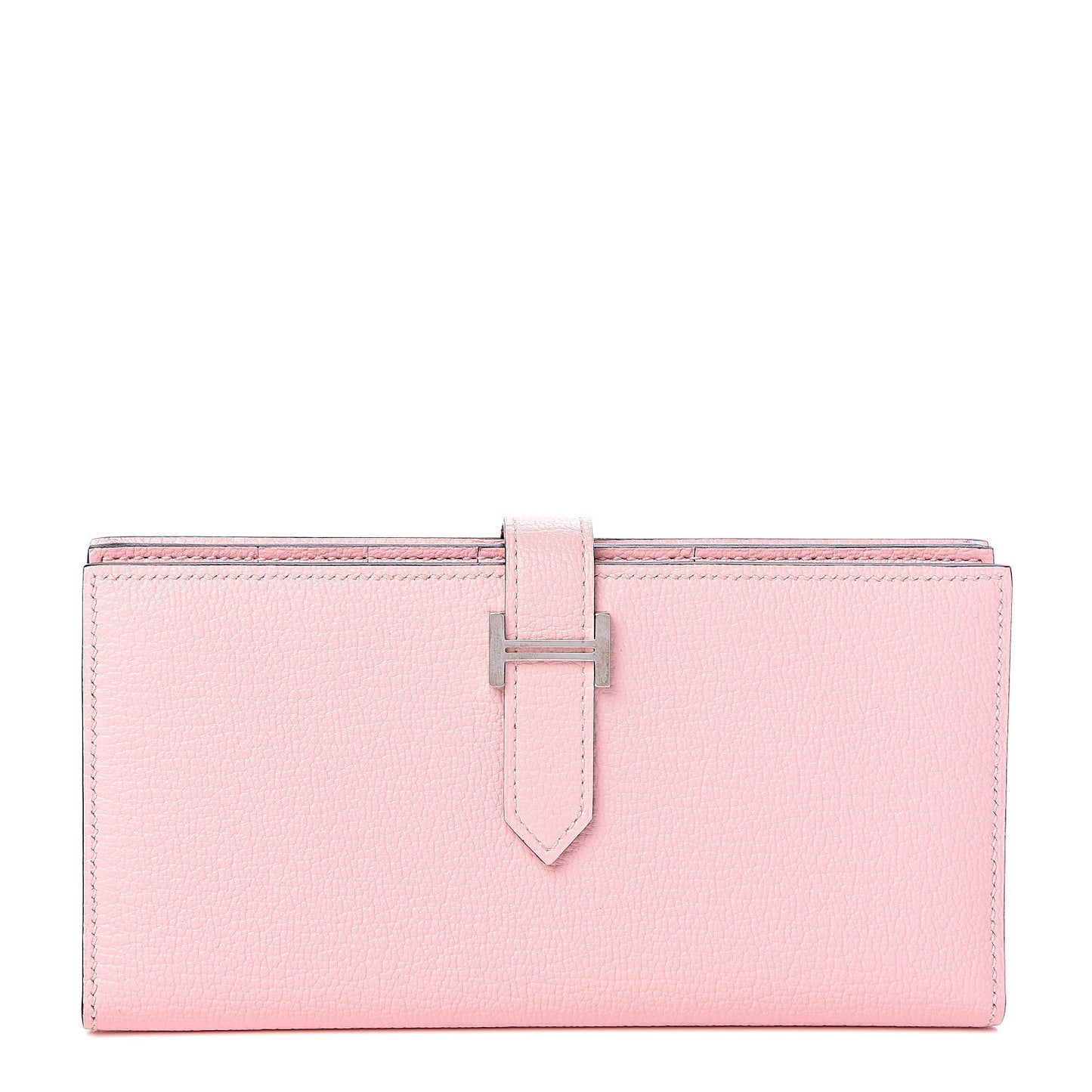 Chevre Mysore Bearn Gusset Wallet Rose Sakura